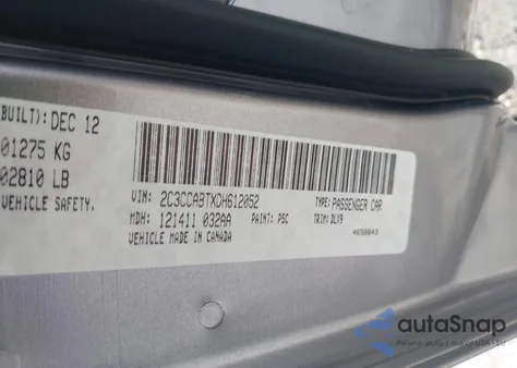 2013 Chrysler 300 300S from USA, damaged, VIN 2C3CCABTXDH612052